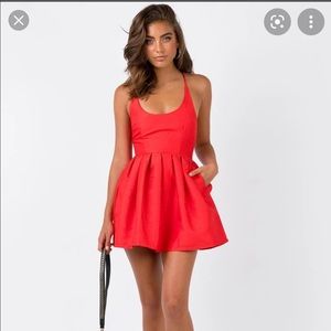 Princess Polly Somebody to Love red mini dress
